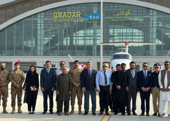 نیو گوادر انٹرنیشنل ایئرپورٹ پر پروزایں اڑان بھرنے کو تیار