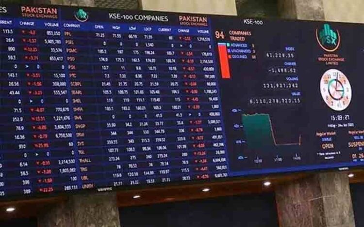 پاکستان سٹاک ایکسچینج میں شدید مندی، 1800 سے زائد پوائنٹس کی کمی