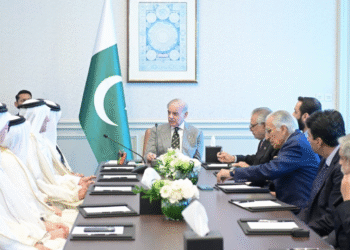 شہباز شریف اور امیر قطر کی ملاقات، دوطرفہ تعلقات اور اقتصادی تعاون کو وسعت دینے پر اتفاق