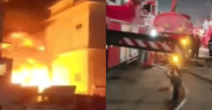 لانڈھی ایکسپورٹ پروسیسنگ زون کی فیکٹریوں میں لگنے والی آگ پر قابو، کولنگ کا عمل جاری