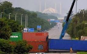 اسلام آباد میں احتجاجی مظاہروں کے پیش نظر ریڈ زون مکمل سیل، سکیورٹی سخت