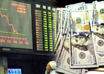 The dollar has depreciated, and the stock market is witnessing a sharp decline