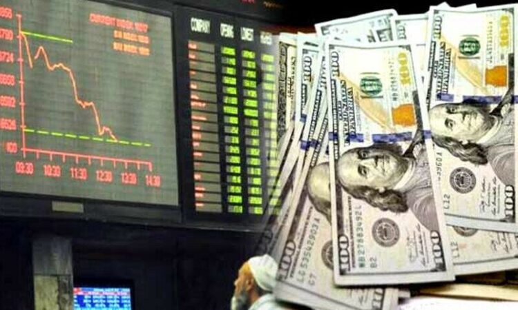 ڈالر سستا ، اسٹاک مارکیٹ میں شدید مندی کا رجحان