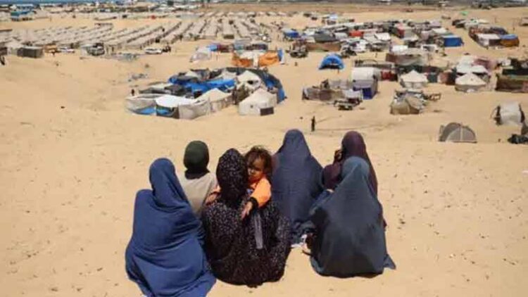 Gaza: 1.6 million Palestinians, including women and children, are homeless and deprived of basic facilities due to the war