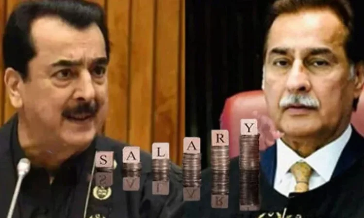 وزیراعظم نے اعلیٰ پارلیمانی عہدے داروں کی تنخواہوں میں اضافے کا نوٹس لے لیا