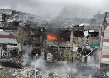 Ukrainian drone attack Izhevsk Russia July 2025 blast scene