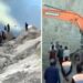 Landslide in Chilas buries 6 vehicles, 2 fall into river