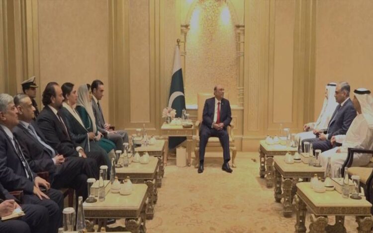 President Asif Ali Zardari Meets UAE Minister for Tolerance Sheikh Nahyan bin Mubarak Al Nahyan