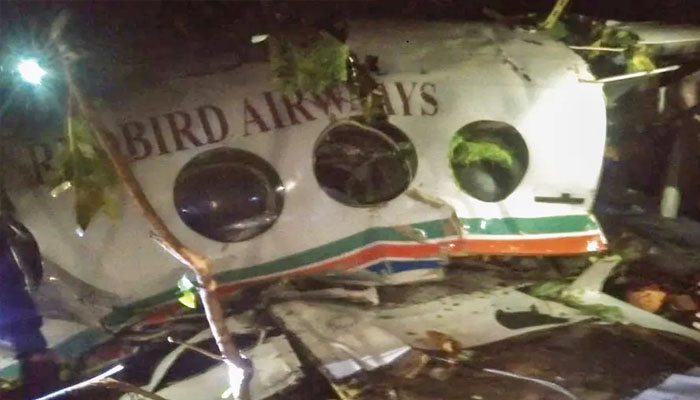 INDIA:Air Ambulance Crashes in Jharkhand, Seven Onboard Feared Dead